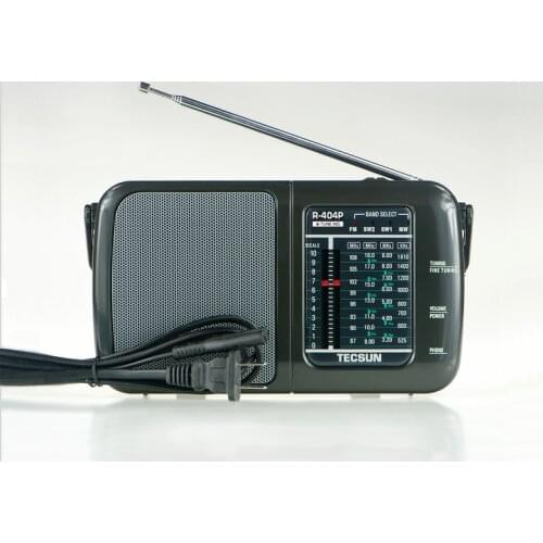 Original TECSUN R-404 upgrade R-404P All band DSP FM Radio Receiver With Built-In Speaker Portable Radio Digital Receiver
