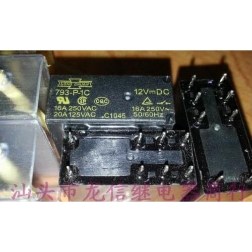 Relays 793-P-1C 12VDC G2R-1C-8P