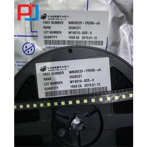 1000pcs FOR WOOREE High Power LED LED Backlight 2W 6V 3535 150LM Cool white LCD Backlight for TV WM35E2F-YR09B-eA TV Application