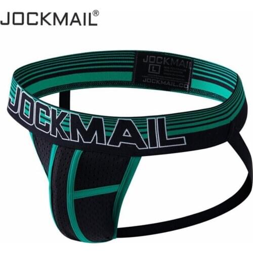 Jockmail brand underwear men sexy men jockstrap mens briefs string thong heren lingerie gay underwear panties homme slips