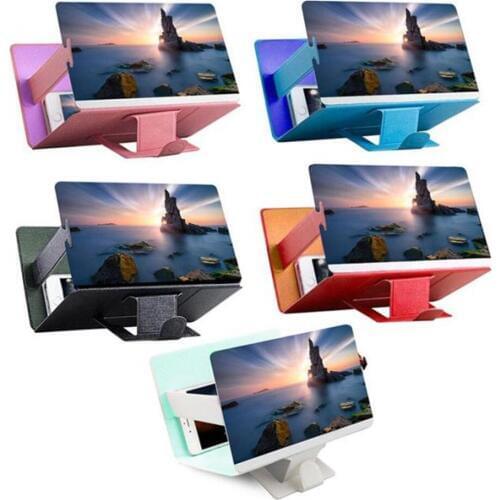 Universal Mobile Phone 3D Screen HD Video Amplifier Magnifying Glass Stand Bracket Holder