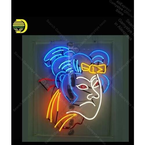 Japanese Asian Girl woman Neon Sign Neon Bulbs sign Shopping Hall Sign Advertisement Sign Lighting Neon Signs For Home Sailing