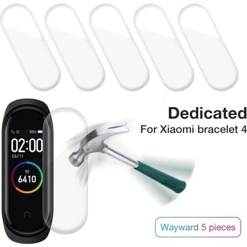 2PCS For Xiaomi Mi Band 4 Smartband TPU Anti-Scratch Film Screen Protector