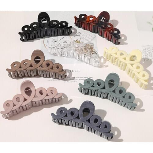 Vintage Hair Clips for Women Claw Clip Simple Geometric Circle Shape Hair Clips Girls Crab for Hair Barrettes Hair Accessories