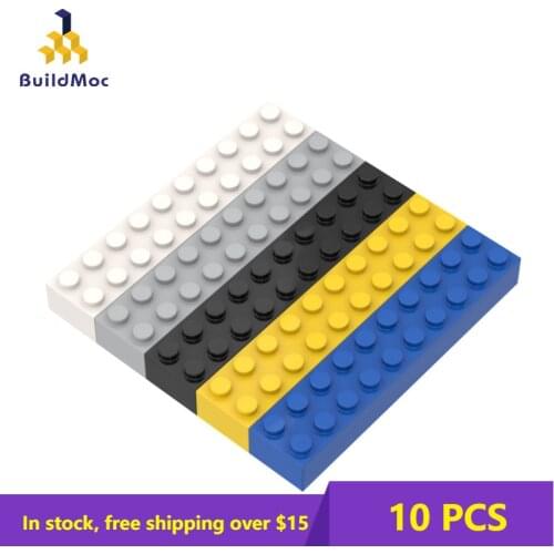 10PCS MOC Bricks 92538 3006 Brick 2x10 Building Blocks Bricks Bulk Model Parts DIY Educational High-Tech Parts Toys