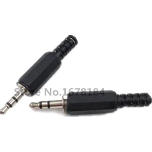 100PCS 3.5MM Stereo Audio Plug 3.5 Dual Encoding Audio Plug 3.5mm Stereo Plug