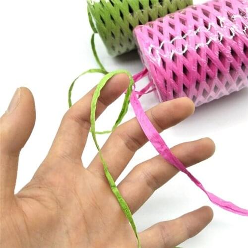 100pcs Natural Paper Rope Gift Box 200M String Rope Floral Craft Wedding Birthday Party Tags Wrap Decoration Party Supplies Gift