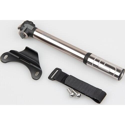 80psi Bicycle Mini Pump Alloy Portable Pump Presta & Schrader Valves Bicycle Tire Tube Pumps Cycling Equipment