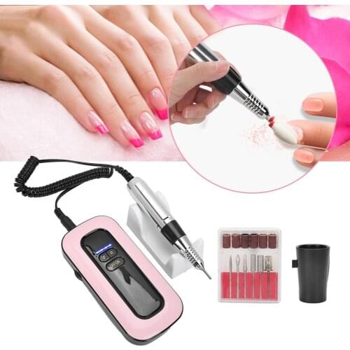 35000RPM Professional Digital Display Electric Nail Drill Machine Manicure Machine Pedicure Drill Set Nail Art Drill Supplies