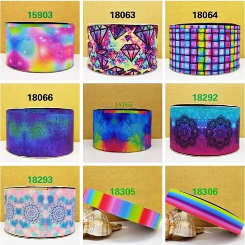 Free shipping 50 yard cartoon printed grosgrain ribbon 18306