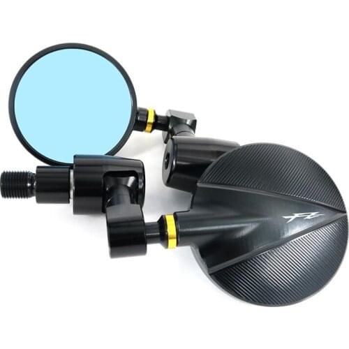 For YAMAHA FZ6R 2010-2016 FZ1/FZS1000 Fazer 2001-2015 FZ6 Fazer 2004-2009 Motorcycle Rear View Side Mirror Handle Bar End Mirror