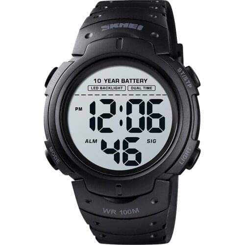 Dropshipping Outdoor Sport Watch 100M Waterproof Digital Watch Men Fashion Led Light Stopwatch Wrist Watch Mens Clock
