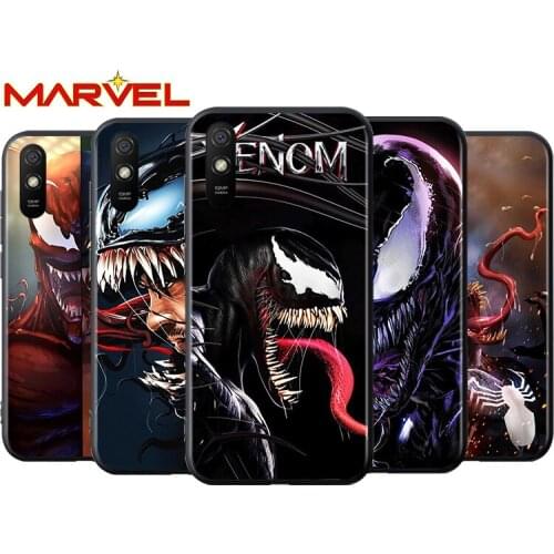 Venom Marvel Hero for Xiaomi Redmi 10X Pro 9C 9A 9T 9 GO K40 K30 Ultra K20 8 7 S2 6 5 4X Pro Soft Black Phone Case