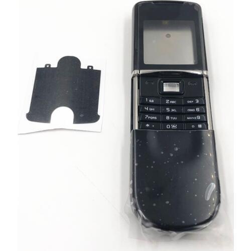 For Nokia 8800SE 8800 Sirocco New Full Housing Cover Case Russian English Keyboard Black Silver golden