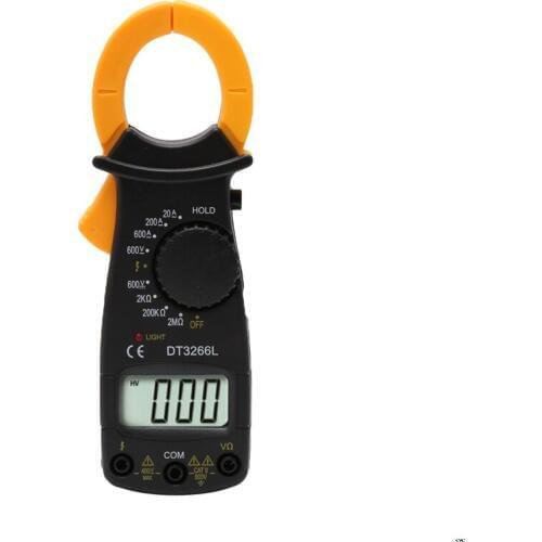 Digital Clamp Meter Multimeter Voltage Meter Current Tongs Resistance Tester Electronic multitester Medidor Multimetre Drop ship
