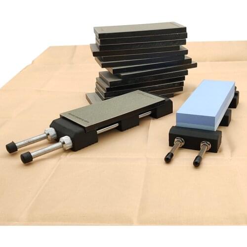 Knife Sharper holder Diamond knife sharpening stone ice skates knife sharpening stone grit Angle guide Fixed silicone base