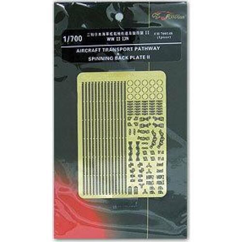Flyhawk FH700148 Japanese Navy shipborne seaplane sliding track and rotary disk modification etching parts