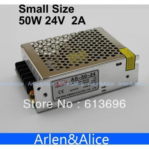 50W 24V 2A Small Volume Single Output Switching power supply for LED Strip light