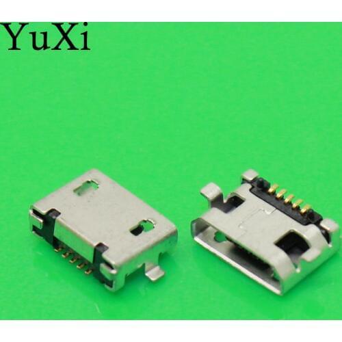 YuXi Micro USB 5P,5-pin Micro USB Jack,5Pins Micro USB Connector Tail Charging socket