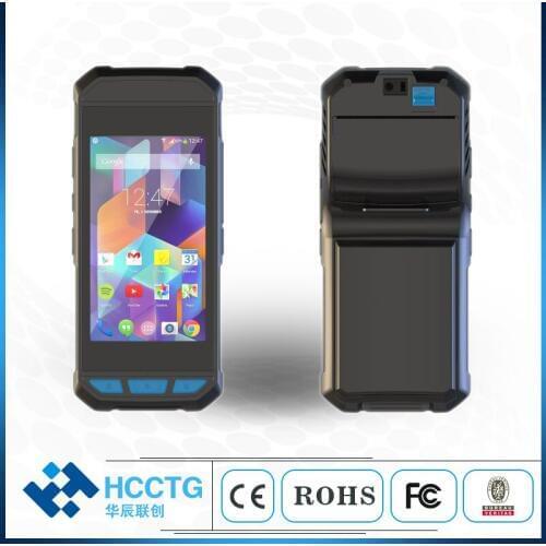 PDA with Thermal label printer logistics industrial 4G WIFI Bluetooth handheld rugged android b1D 2D QR arcode scanner PDA T980