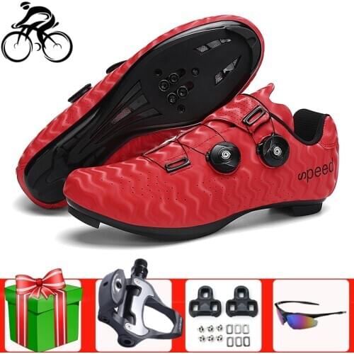 Lightweight Road Cycling Shoes Pedal Men Outdoor Women Sneakers Self-Locking Bicycle Breathable Riding Sports SPD-SL Bike Shoes