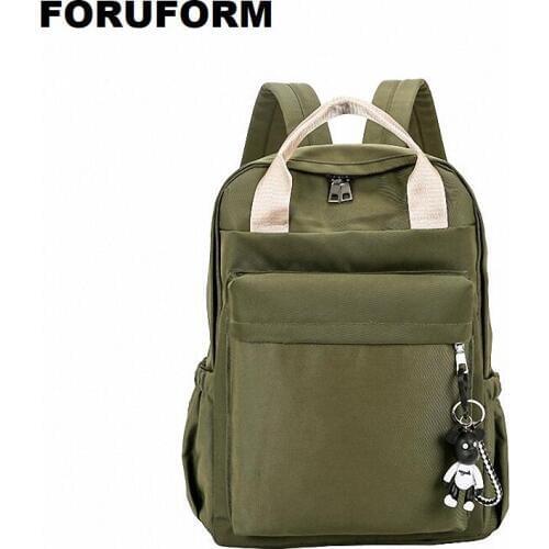 Fashion Women Backpack Waterproof Nylon Travel Backpack Female School Bag Teenagers Girl Shoulder Bag Bagpack Rucksack LI-2722