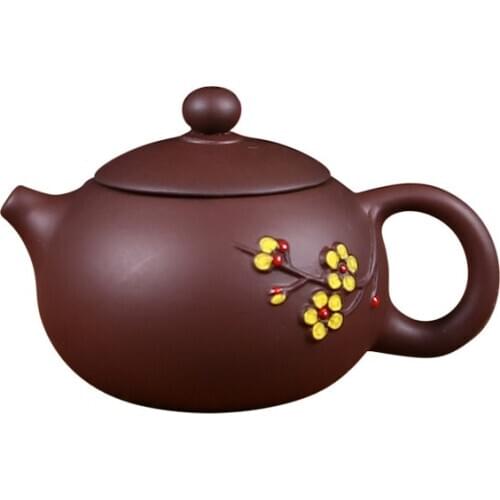 Yixing teapot zhisha pot handmade Kung fu ceramic filter tea pot set kettle for milk oolong tieguanyin 1pc