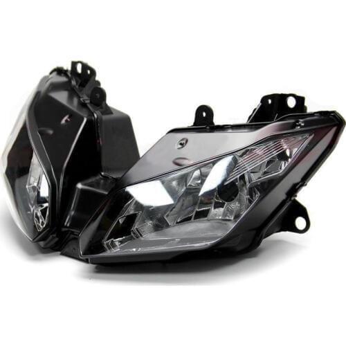 Motorcycle Front Headlight Headlamp Assembly Head Lights For 2013-2017 Kawasaki Ninja 300