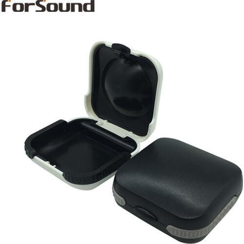 Portable mini Hearing Aid Aids Storage Case Box Carry Case Waterproof Case for Siemens open fit RIC BTE Hearing Aid Aids