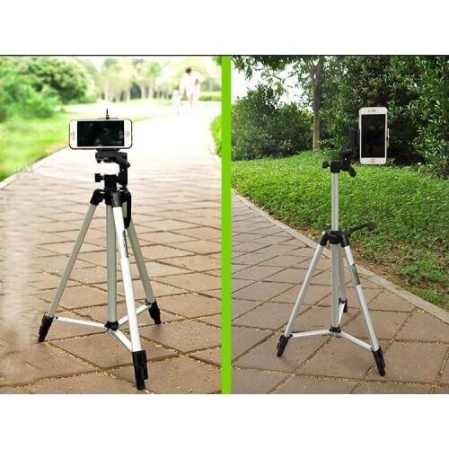 Portable camera DV Tripod Stand Weifeng WT-330A+ Phone Clip Kit for Video Camcorder Binoculars