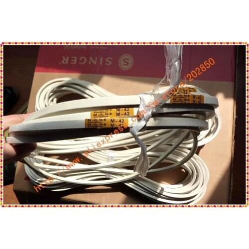 Industrial Lockstitch/Overlock Stitch Sewing Machine Motor Belt/Conveyor Belt,White Rubber Belt,30Pcs/Lot,All Sizes Available