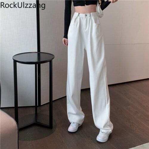 Rockulzzang Women's Straight Jeans