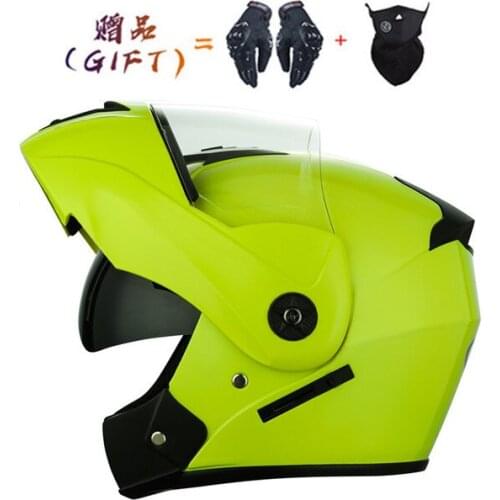 Professional Racing Flip Up Helmet Modular Dual Lens Motorcycle Helmet Full Face Safe Helmets Casco Capacete Casque Moto