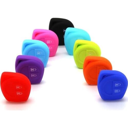 Silicon Car Key Cover for SUZUKI Window Grand Liana Cap SX4 Swift Vitara Key Case Keychain Alarm