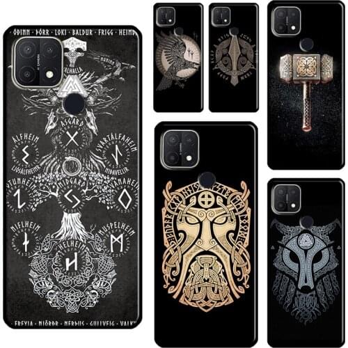 Norse Mythology Viking For OPPO A15 A91 A83 A1K A3S A5S A5 A9 A31 A53 2020 A52 A72 Reno 4 Pro 2 Z F7 Phone Case