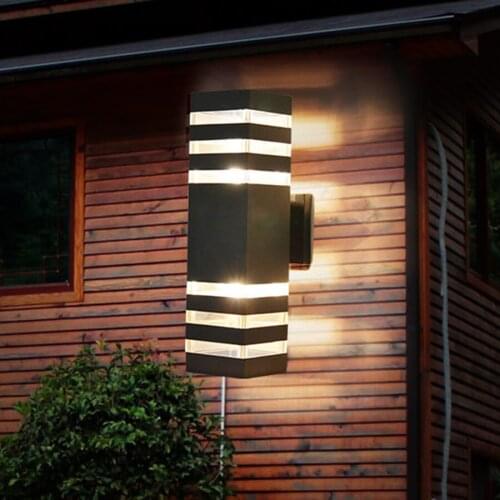 E27 Outdoor Waterproof Wall Lamp Aluminum Waterproof Modern Villa Courtyard Exterior Wall Light Balcony Corridor Wall Porch Lamp