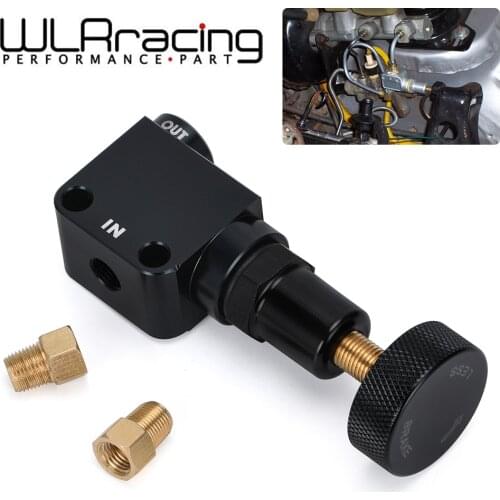 WLR - Brake Bias Proportioning Valve Pressure Regulator For Brake Adjustment 1/8-27 NPT Pressure Regulator Screw Knob Type