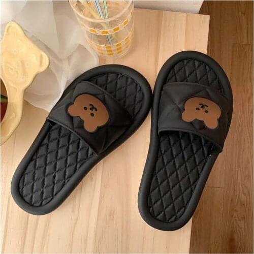 2021 Summer Fashion Shoes For Women SweetGirl Bear Lovely Honey Indoor Home Slippers Ladies Sandalias Sandals