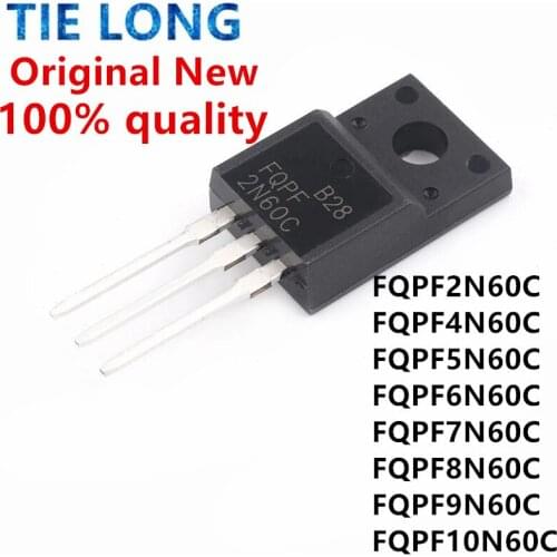 10PCS FQPF2N60C TO-220F FQPF2N60 MOS FET transistor FQPF4N60C FQPF5N60C FQPF6N60C FQPF7N60C FQPF8N60C FQPF9N60C FQPF10N60C