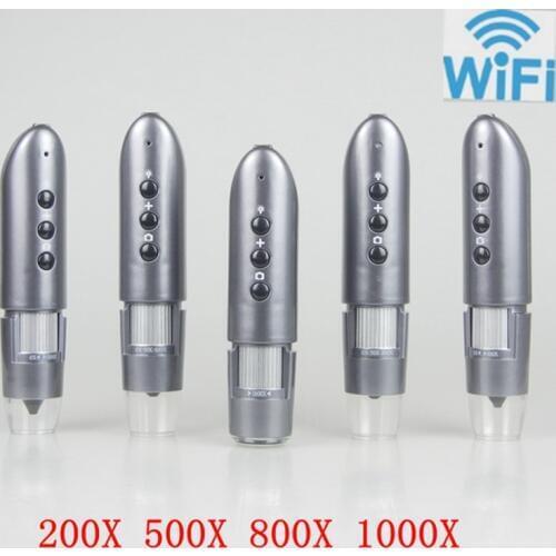 1000X Wireless Digital Microscope 200X 500X 800X wifi Photo Video HD Magnifier For IOS Android Mobile Phone WIFI Microscopes