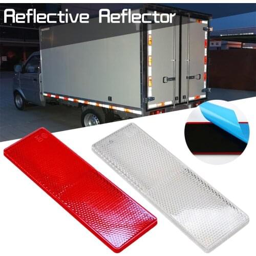 5PCS Truck Trailer Car Bike Reflective Warning Sticker Reflector Workplace Safety Night Safety Sticker Tape Plastic