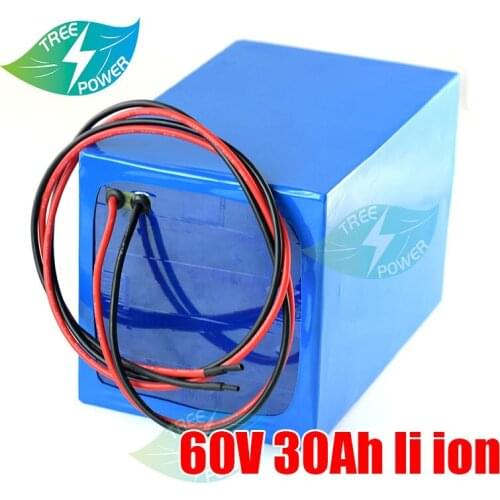 60V 30ah Electric scooter bateria 60v Electric Bicycle Lithium Battery pack 1000W 2000W ebike batteries