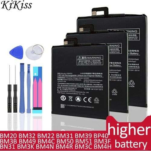 Battery For Xiaomi Mi MIX Max 1 2 3 2S 4 4S 5 5S 5X 6 6X 7 8 SE 9 9T 10 10T Pro Plus Lite/Mi2 Mi5 mi4S For Xiao mi BM4C BM3K
