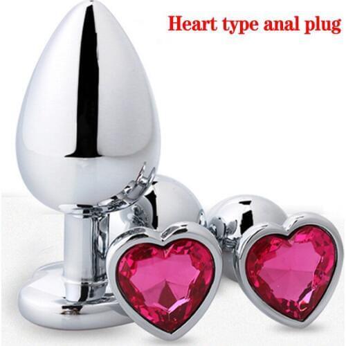 Metal Alloy Anal Plug Jewelry Anus Dilator G Spot Stimulator Butt Plug Adult Sex Toys For Woman Men Anal Balls Ass Plug