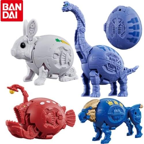 Bandai Genuine Gashapon TAMAGORAS Deformed Gacha Series 5 Dinosaur Rabbit Shark Anime Action Figure Model Toys for Kids