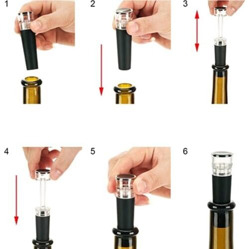 Ice Red Wine Opener Air Pressure Cork Popper Home Kitchen Remover Easy Bottle Pump Corkscrew Screw Out Tool About 3.27