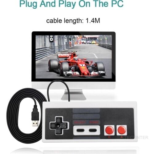 Hot Selling Classic USB Controller Gaming Gamer JoyStick Joypad For NES Windows PC for MAC Computer Game Controller Gamepad