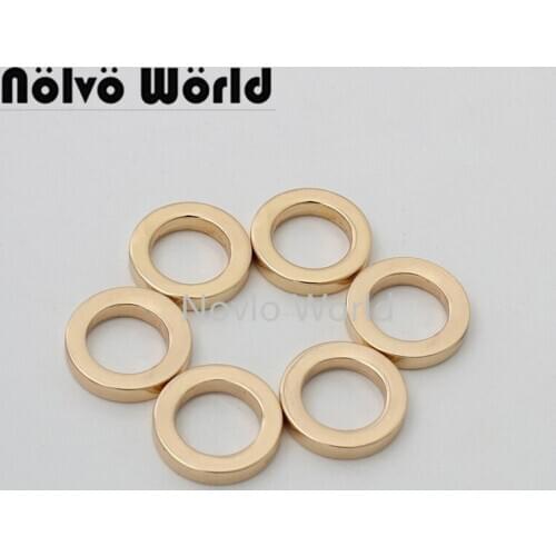 10-50 pieces 3 colors 2 sizes brush antique die casting O rings for woman handbags purse close round shape purse accessories