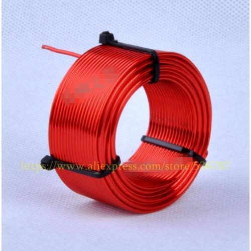 4pcs high purity 1.0mH 1.0mm oxygen free copper wire, hollow frameless inductors for speakers frequency dividers copper coils