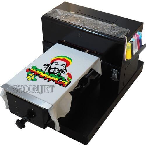 Multi-function a3 DTG flatbed Printer Direct to garment T-shirt A3 printer Printing Dark Light Color TShirt Phone case